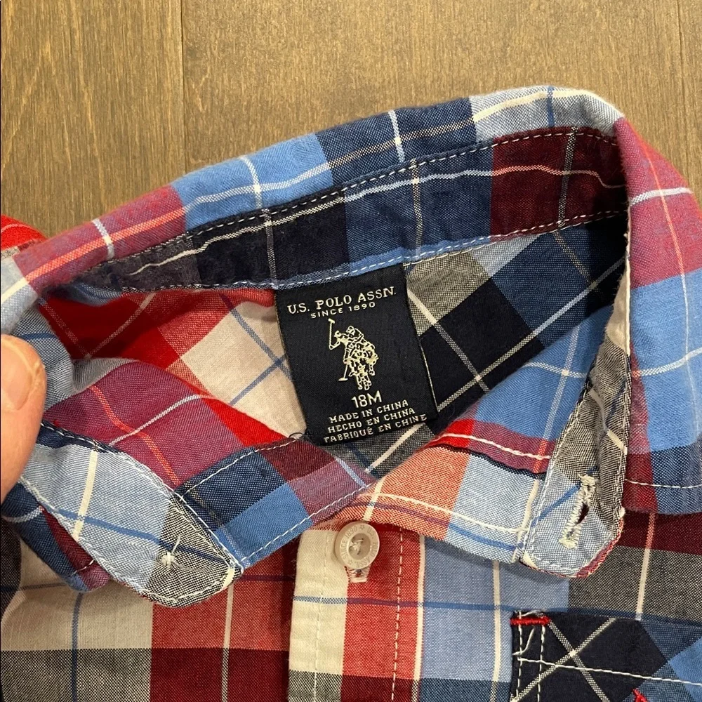 2pc Dress shirt and Pants outfit 18M